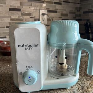 Nutribullet Baby Food Maker in Blue and White